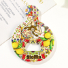 Customized 3D Printed Travel Gift Italian Sicily Sicilia Italy Fridge Magnet Souvenir Sicilia Magnets