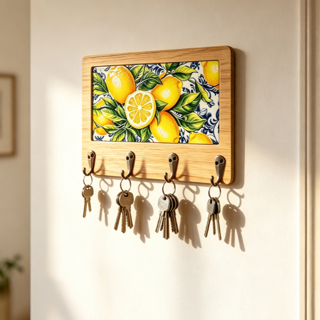 Custom logo Design Printing Mdf Wood Wall Hooks Home Decorative Kitchen Wall Hooks