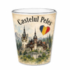 Wholesale Castle Souvenirs Landmarks Shot Glasses Custom Design Romania Souvenir Shot Glass