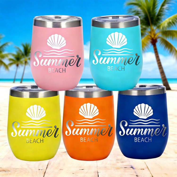 Custom Printing 500ML Tropical Beach Shell Souvenir Mug Stainless Steel Cozumel Cancun Mexico Souvenir Water Bottle