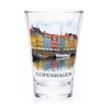 Customized OEM ODM Full Print Shot Glasses Souvenir Copenhagen Denmark Shot Glass