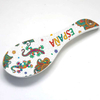 Wholesale Souvenir Spoon Rest Holder Custom 3D Effect Printed Melamine Spoon Rest