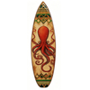 Customized Logo Epoxy MDF Wood Surfboard Shaped Magnet Classic Tahiti Souvenir French Polynesia Fridge Magnet