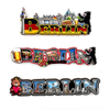 Custom Letter Shape Beach Souvenir Epoxy Wood Souvenir Mauritius Fridge Magnet