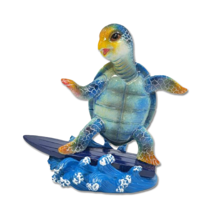 Wholesale Custom Home Coastal Beach Decoration Creative Cute Resin Turtle Statue Sea Turtle Figurine