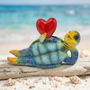 Customized Logo Tourist Souvenir Ocean Sea Animal Dolphin Figurine Resin Dolphin Statue