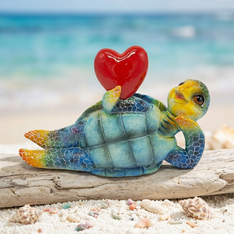 Customized Logo Tourist Souvenir Ocean Sea Animal Dolphin Figurine Resin Dolphin Statue
